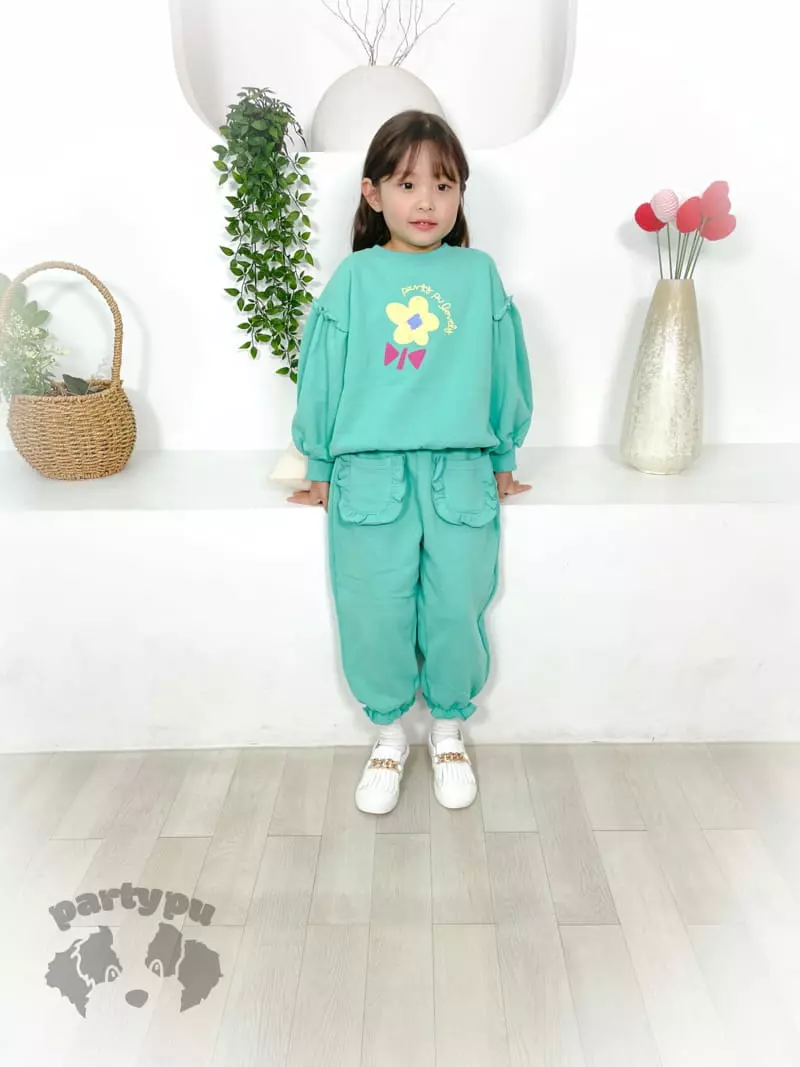 Party Pu - Korean Children Fashion - #fashionkids - Frill Pocket Set - 2