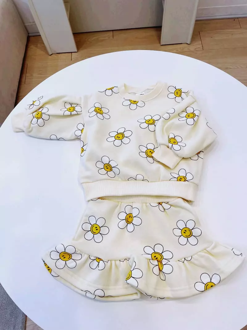 Party Pu - Korean Children Fashion - #fashionkids - Daisy Skirt Set - 6