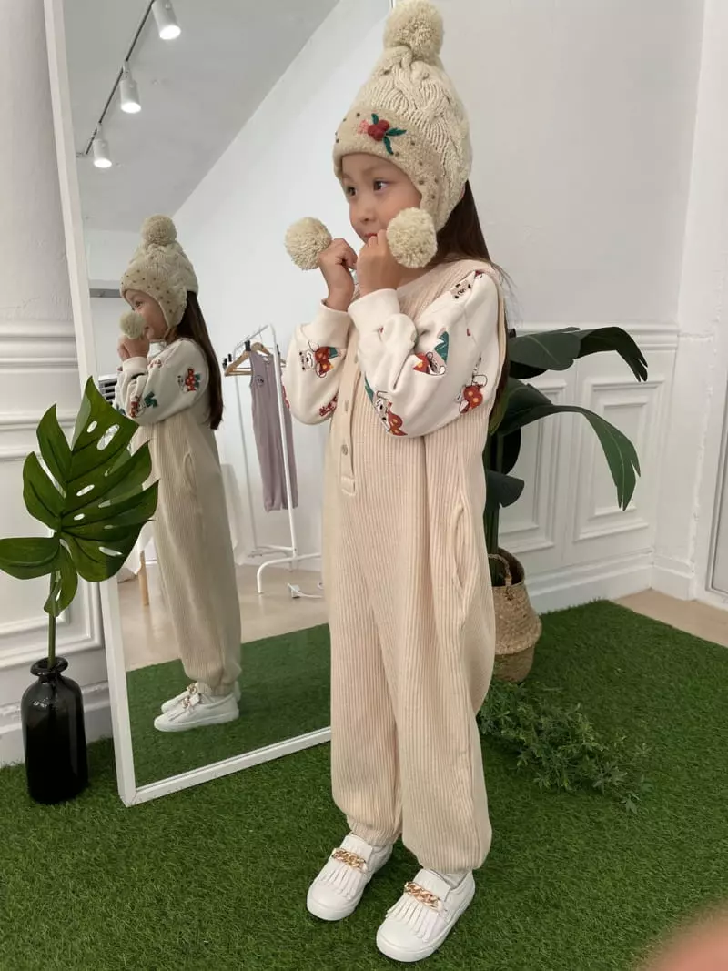 Party Pu - Korean Children Fashion - #fashionkids - Party Pooh Dungarees - 4