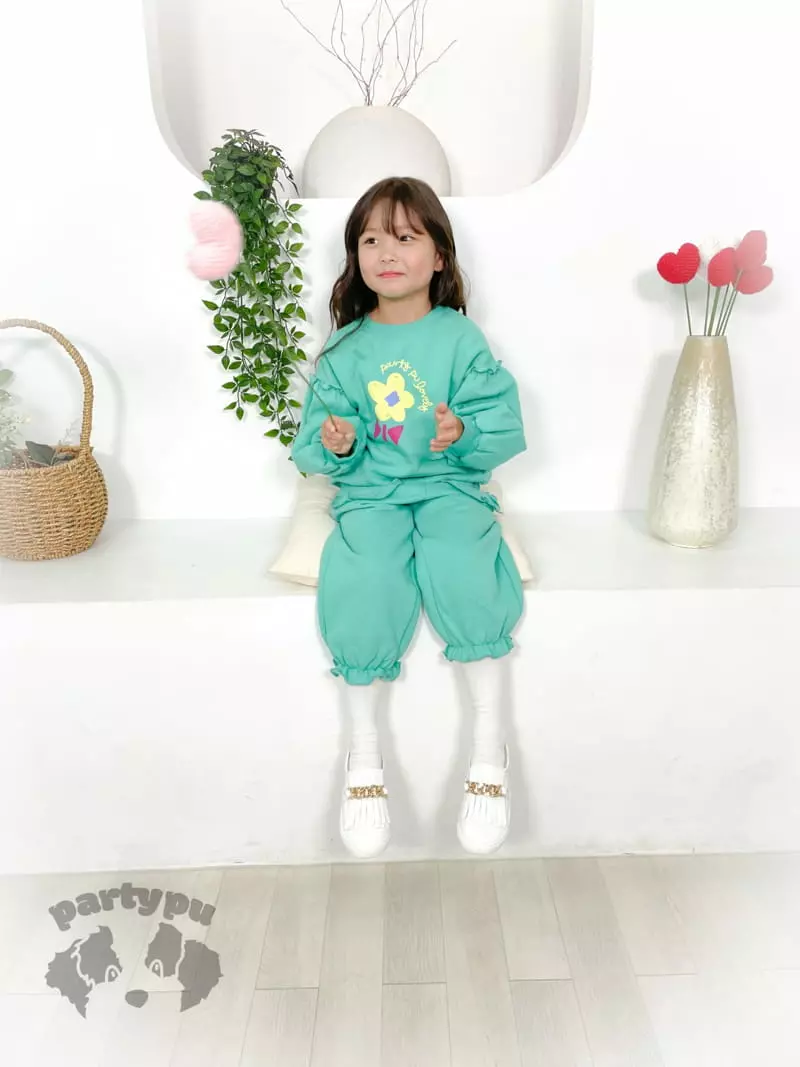 Party Pu - Korean Children Fashion - #kidsshorts - Frill Pocket Set - 4