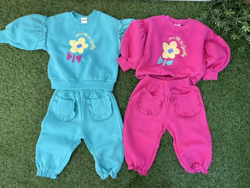 Party Pu - Korean Children Fashion - #kidzfashiontrend - Frill Pocket Set - 5