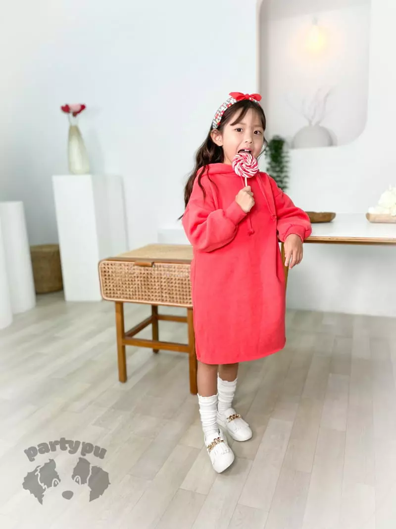 Party Pu - Korean Children Fashion - #littlefashionista - Hoody One-piece - 3