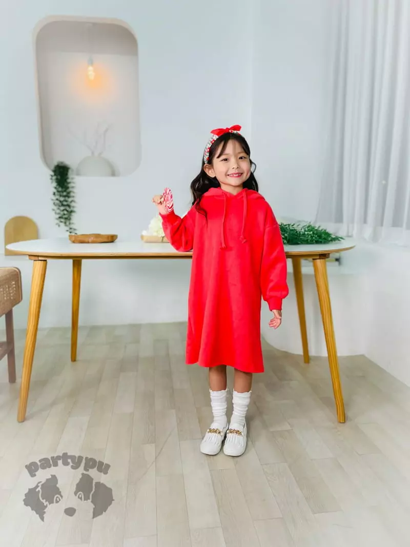 Party Pu - Korean Children Fashion - #littlefashionista - Hoody One-piece - 4