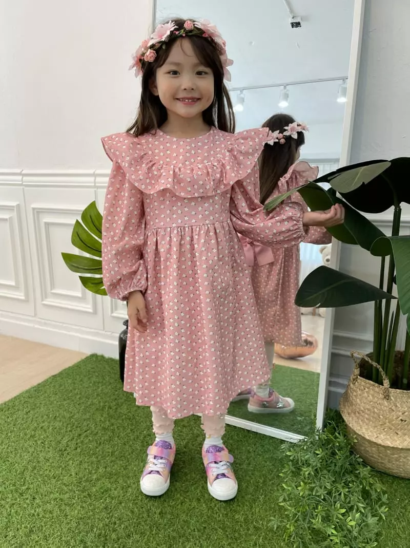Party Pu - Korean Children Fashion - #magicofchildhood - Frill One-piece - 3