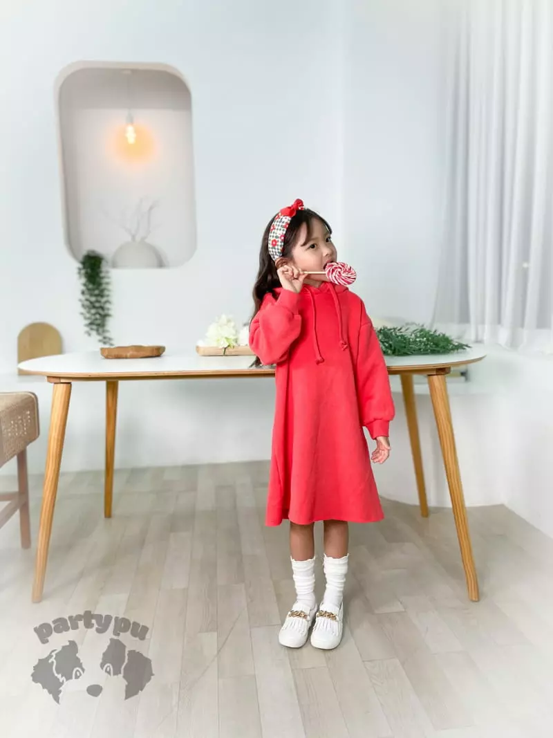 Party Pu - Korean Children Fashion - #minifashionista - Hoody One-piece - 5