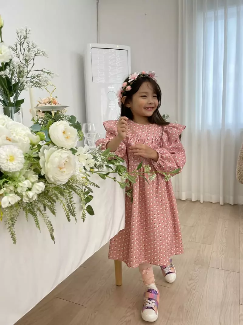 Party Pu - Korean Children Fashion - #magicofchildhood - Frill One-piece - 4