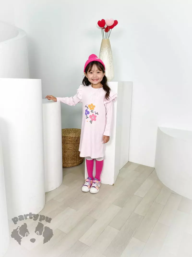 Party Pu - Korean Children Fashion - #minifashionista - Party Paint Span One-piece