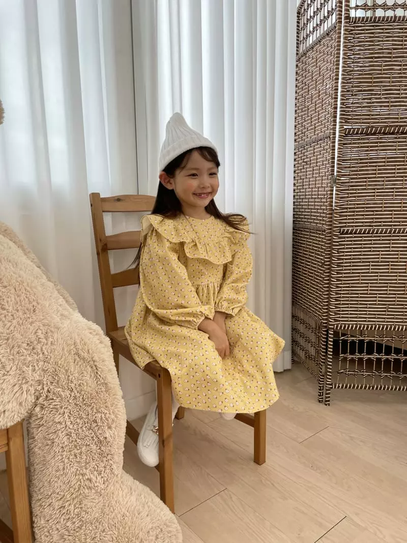 Party Pu - Korean Children Fashion - #prettylittlegirls - Frill One-piece - 5