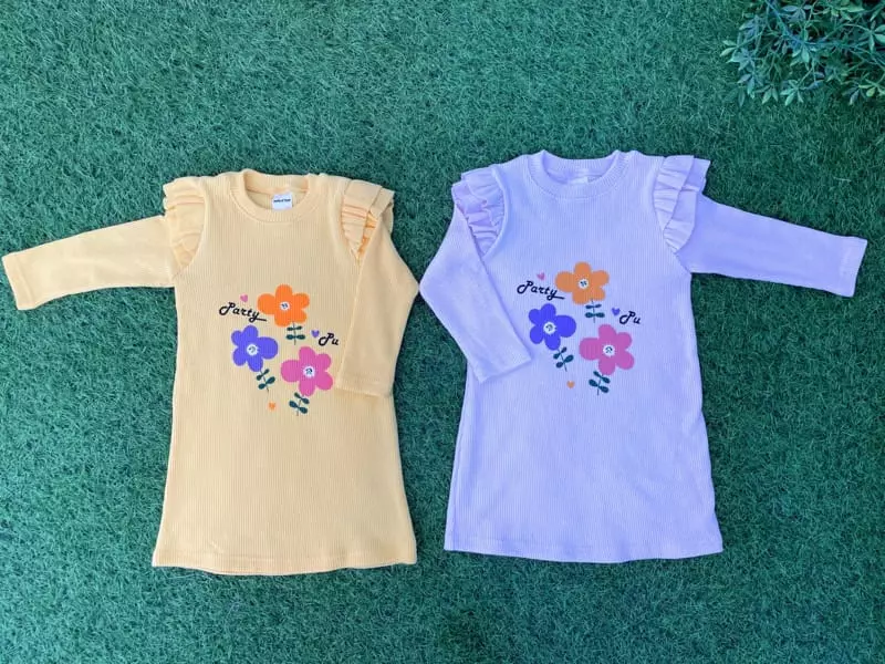 Party Pu - Korean Children Fashion - #stylishchildhood - Party Paint Span One-piece - 5