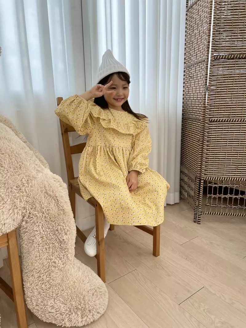 Party Pu - Korean Children Fashion - #todddlerfashion - Frill One-piece - 6