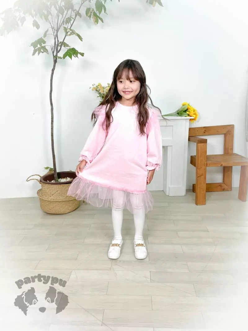 Party Pu - Korean Children Fashion - #prettylittlegirls - Party Sha One-piece - 4