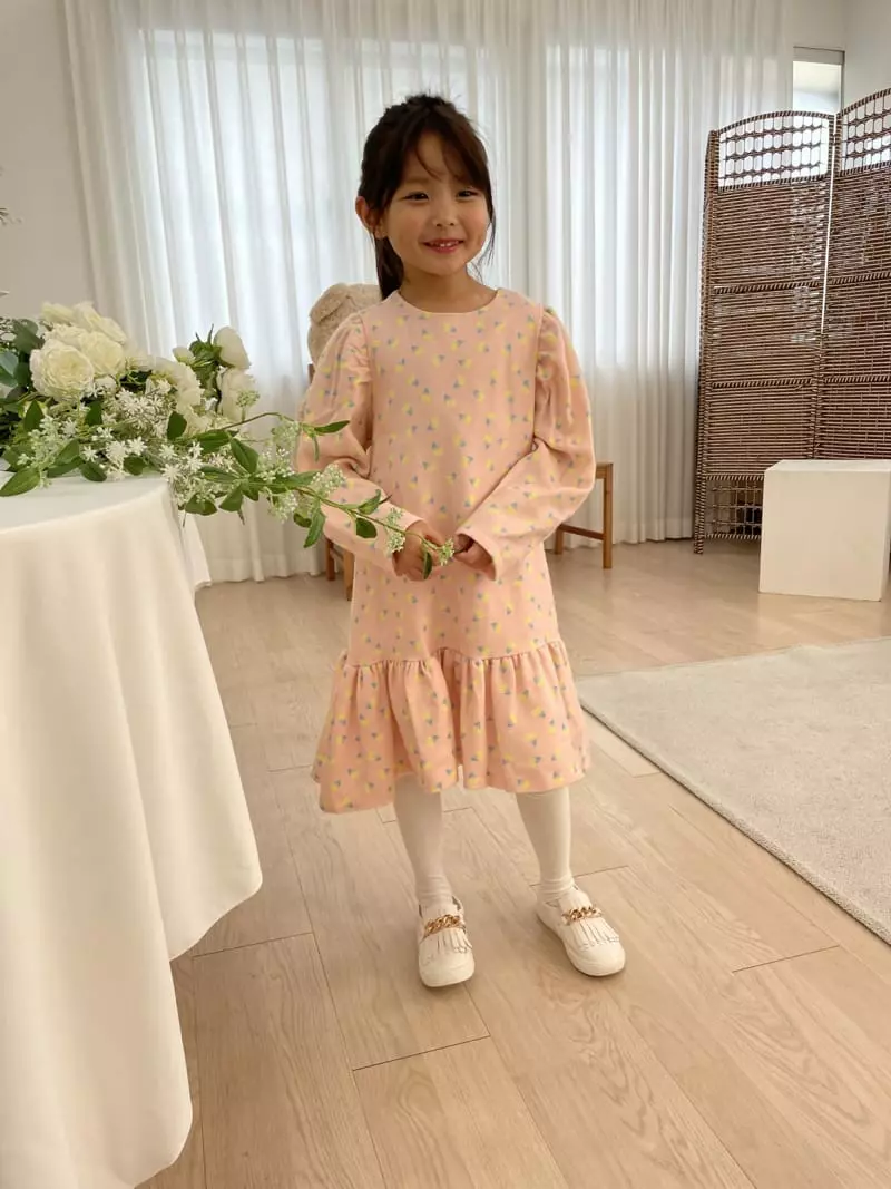 Party Pu - Korean Children Fashion - #todddlerfashion - Dandelion Unbal One-piece