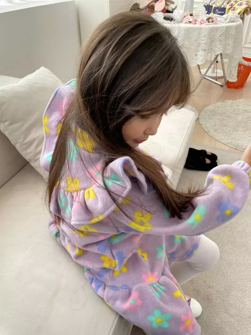 Party Pu - Korean Children Fashion - #toddlerclothing - Turtleneck Frill One-piece - 6