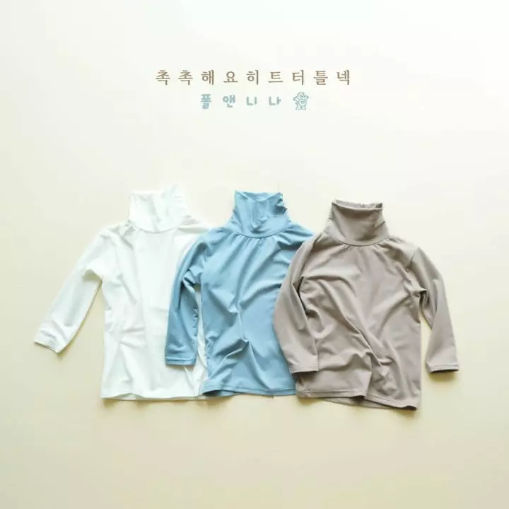 Paul & Nina - Korean Children Fashion - #Kfashion4kids - Heat Tech Turtleneck Tee - 7