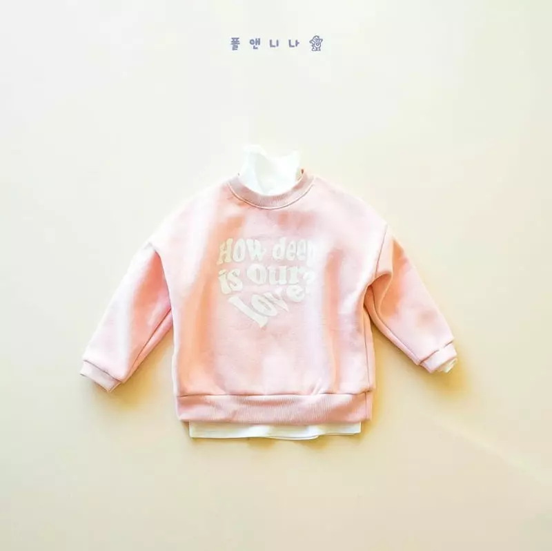 Paul & Nina - Korean Children Fashion - #kidzfashiontrend - Heart Fleece Sweatshirt - 4