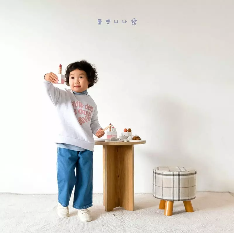 Paul & Nina - Korean Children Fashion - #childofig - Fleece Straight Jeans - 11