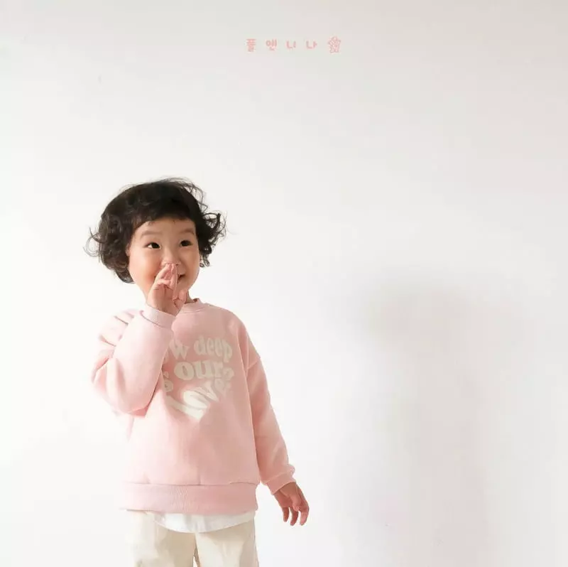 Paul & Nina - Korean Children Fashion - #childofig - Heart Fleece Sweatshirt - 10