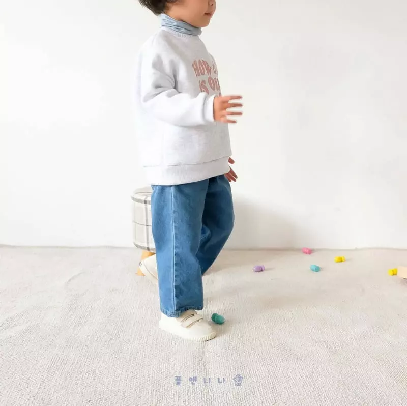 Paul & Nina - Korean Children Fashion - #fashionkids - Fleece Straight Jeans