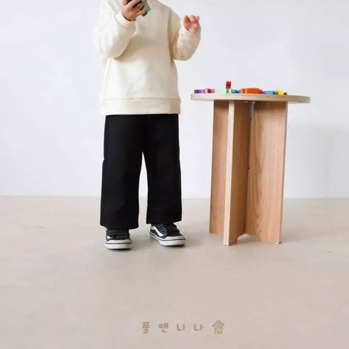 Paul & Nina - Korean Children Fashion - #kidsshorts - Signiture Double Fleece Pants - 3