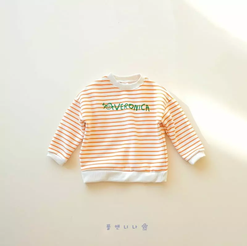Paul & Nina - Korean Children Fashion - #kidsshorts - Beroinica Stripes Fleece Tee - 3