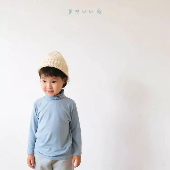 Paul & Nina - Korean Children Fashion - #kidzfashiontrend - Heat Tech Turtleneck Tee - 6