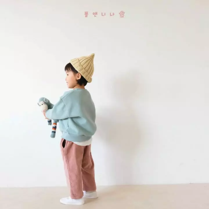 Paul & Nina - Korean Children Fashion - #littlefashionista - Stegosaurus Fleece Sweatshirt - 10