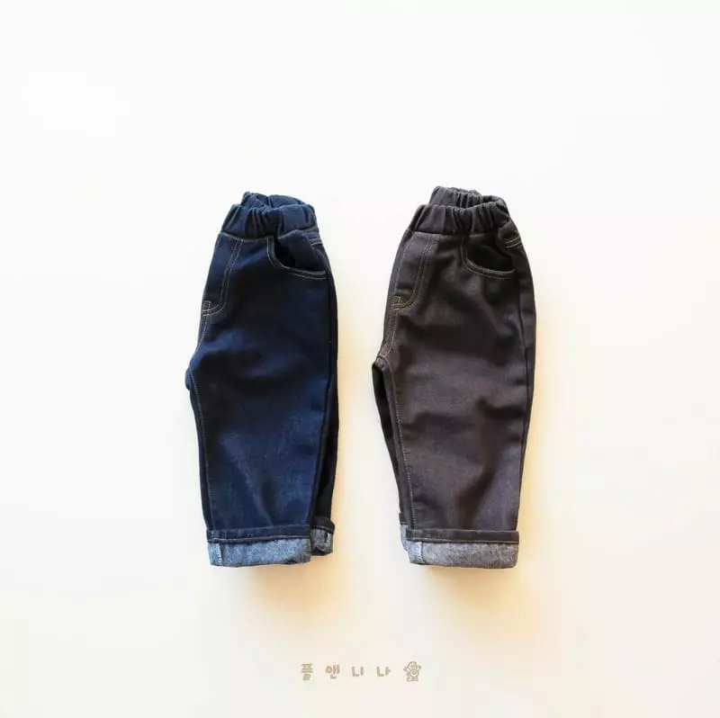 Paul & Nina - Korean Children Fashion - #Kfashion4kids - Fleece Jeans - 4