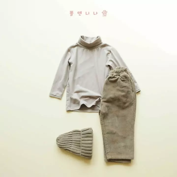 Paul & Nina - Korean Children Fashion - #magicofchildhood - Heat Tech Turtleneck Tee - 9