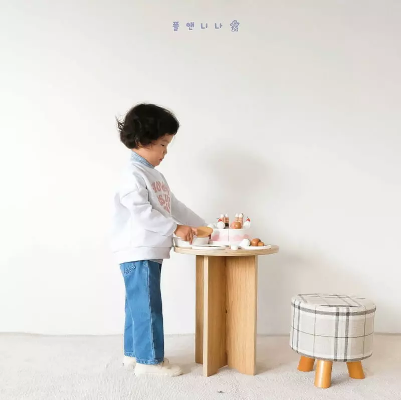 Paul & Nina - Korean Children Fashion - #minifashionista - Fleece Straight Jeans - 8