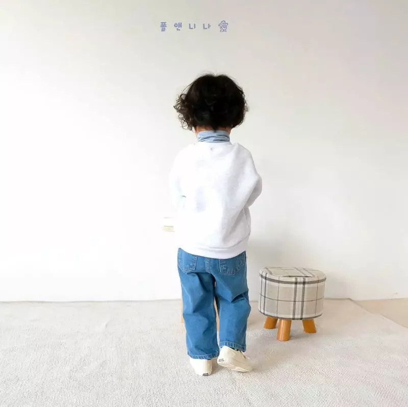 Paul & Nina - Korean Children Fashion - #prettylittlegirls - Fleece Straight Jeans - 9