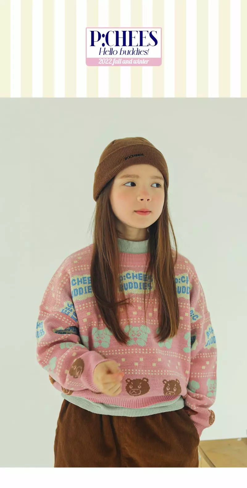 Paul & Nina - Korean Junior Fashion - #childofig - Buds Jacquard Pullover