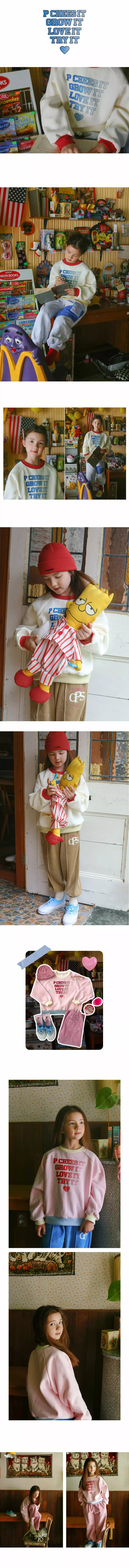Peach-Cream - Korean Junior Fashion - #kidzfashiontrend - Troy Sweatshirt - 2