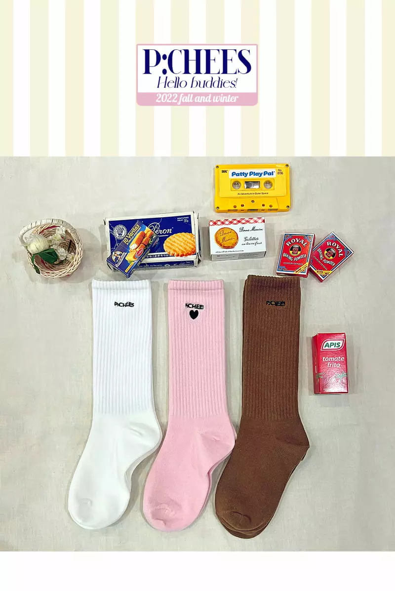 Peach-Cream - Korean Junior Fashion - #magicofchildhood - Shellena Socks Set