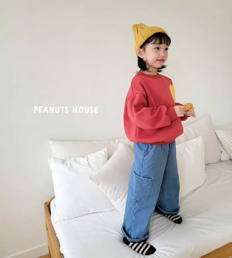 Peanuts - Korean Children Fashion - #Kfashion4kids - Denim Bonding Pants - 12