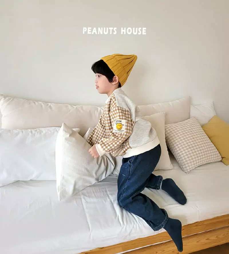 Peanuts - Korean Children Fashion - #childofig - Check Tee - 7