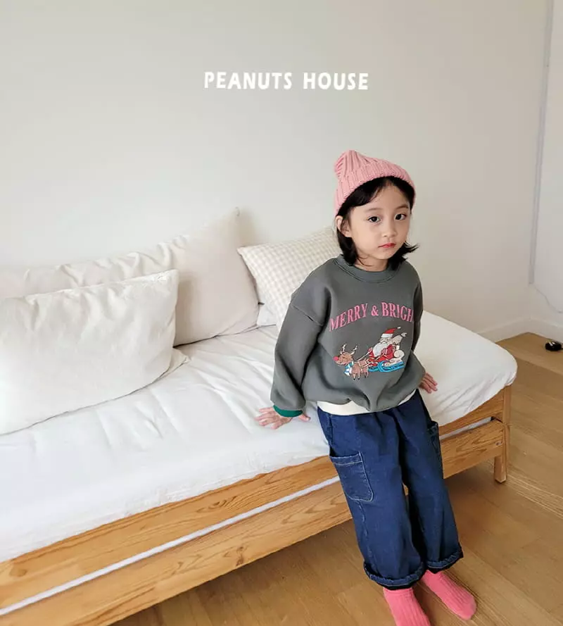 Peanuts - Korean Children Fashion - #childofig - Denim Bonding Pants - 4