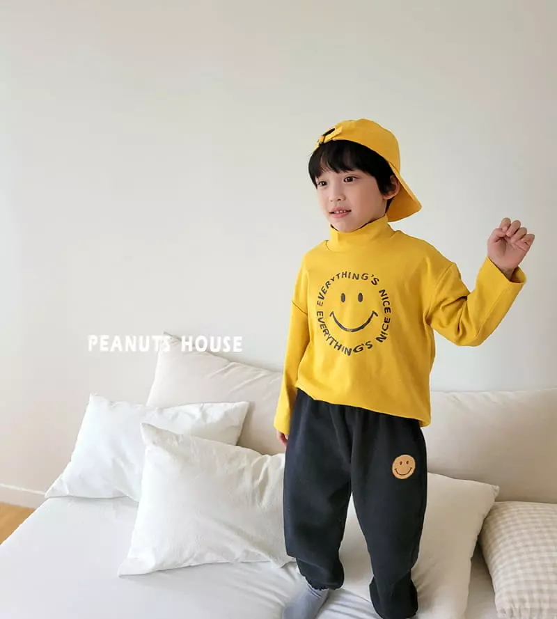 Peanuts - Korean Children Fashion - #childofig - Smile Turtleneck Tee - 6