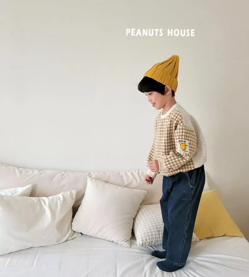 Peanuts - Korean Children Fashion - #childrensboutique - Check Tee - 9
