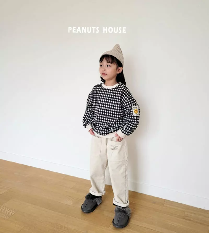 Peanuts - Korean Children Fashion - #discoveringself - Check Tee - 11