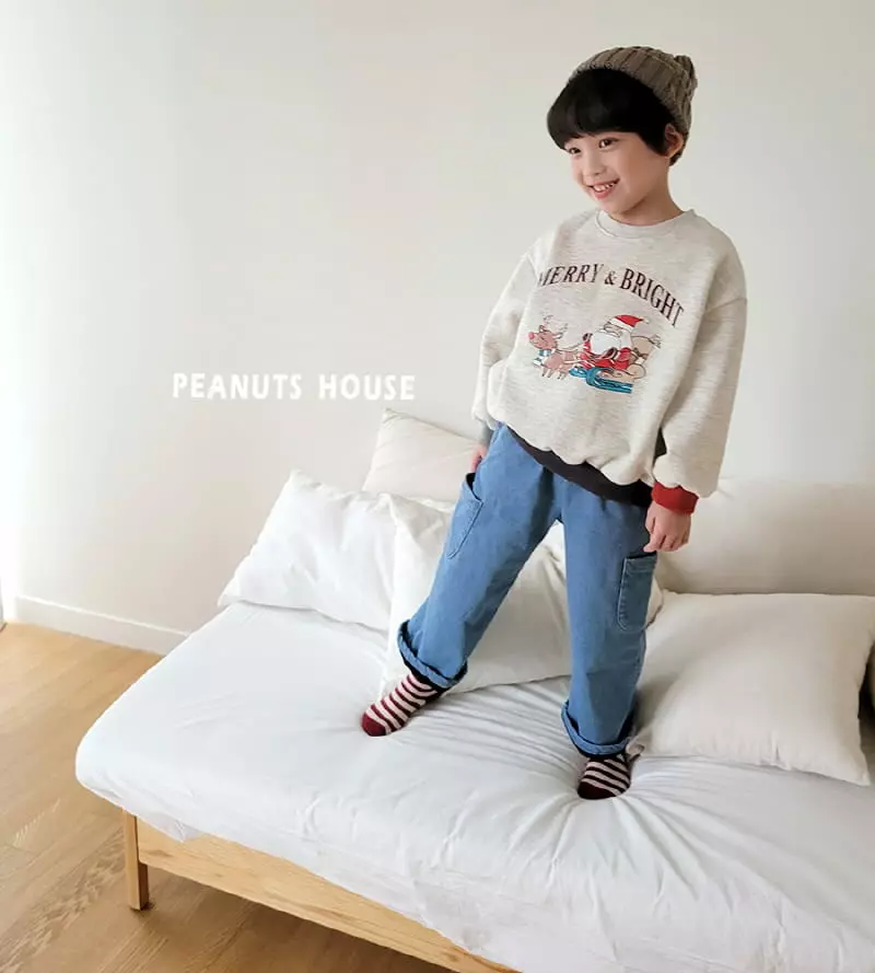 Peanuts - Korean Children Fashion - #discoveringself - Denim Bonding Pants - 7