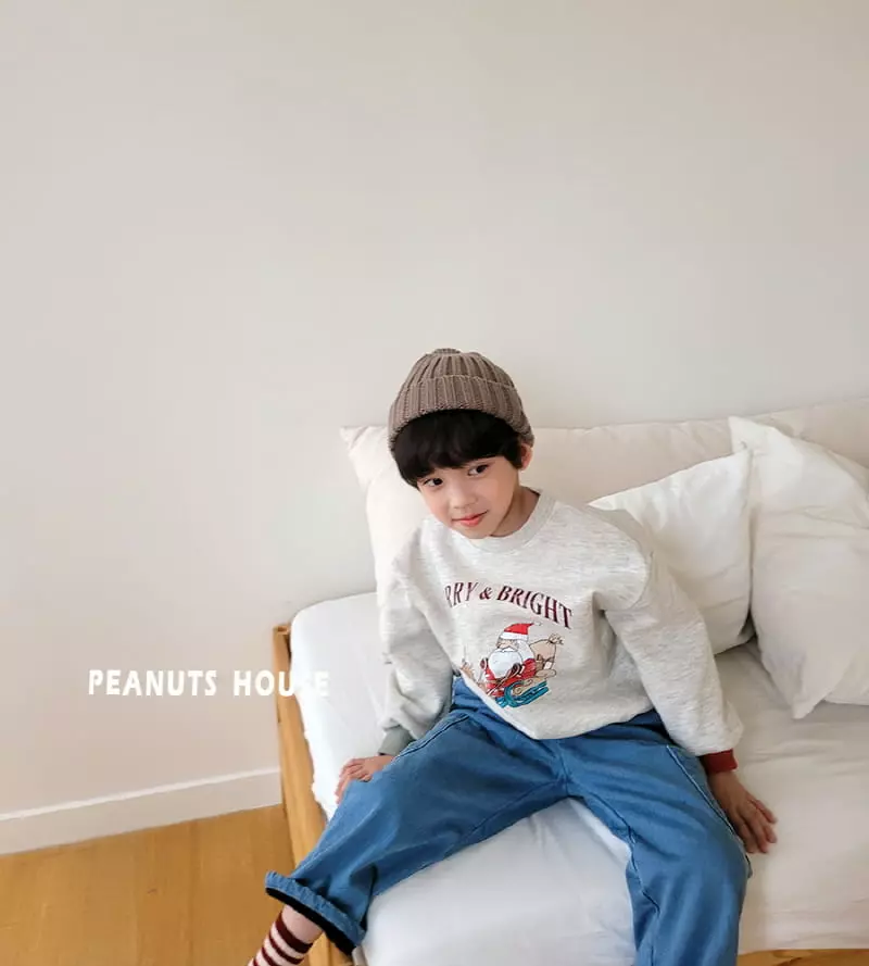 Peanuts - Korean Children Fashion - #fashionkids - Denim Bonding Pants - 8