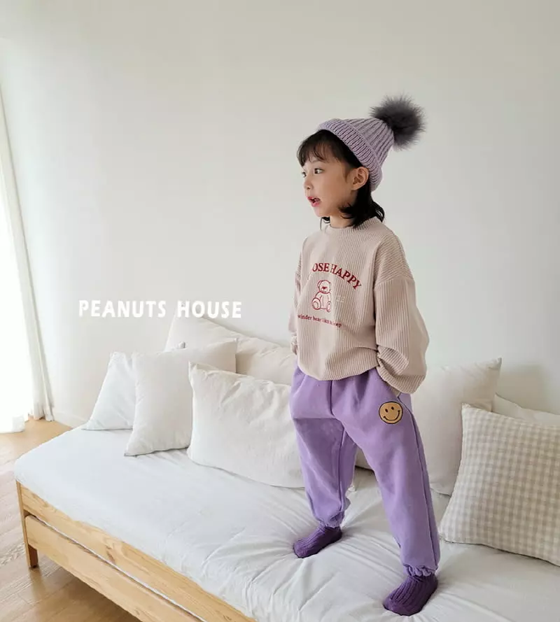 Peanuts - Korean Children Fashion - #kidsshorts - Smile pants