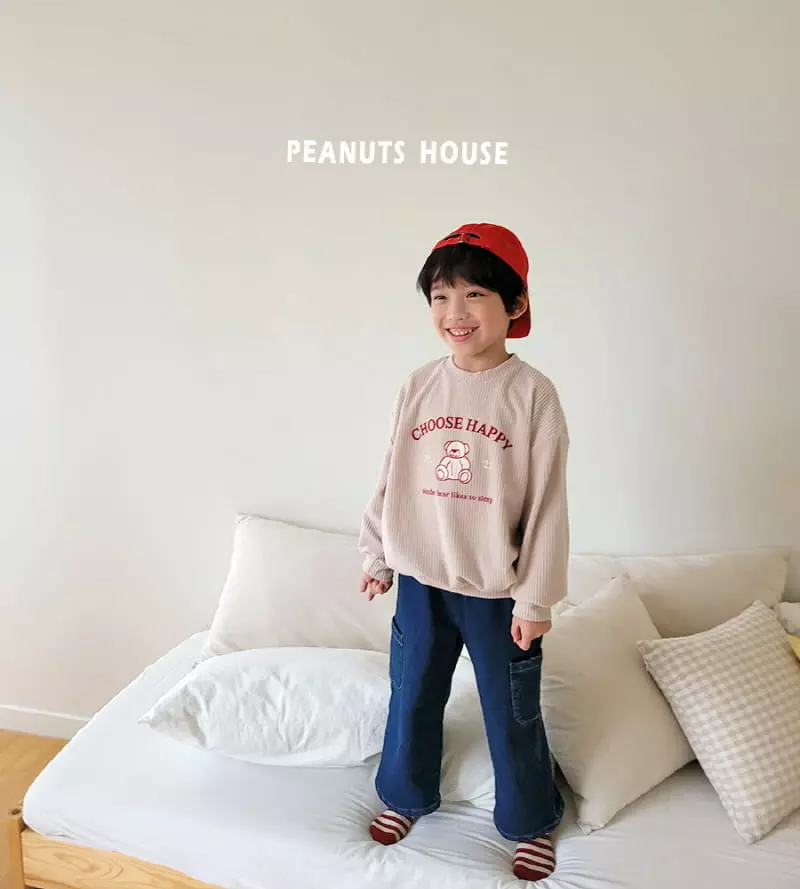 Peanuts - Korean Children Fashion - #kidsshorts - Denim Bonding Pants - 9