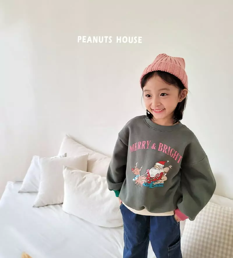 Peanuts - Korean Children Fashion - #kidsshorts - Snata Tee - 7