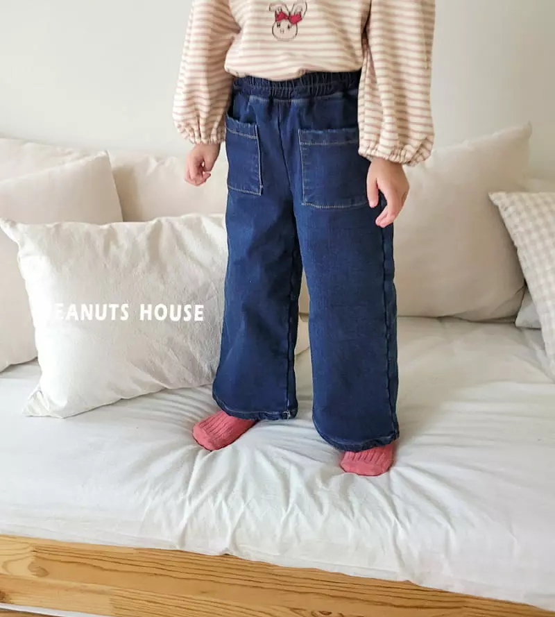 Peanuts - Korean Children Fashion - #littlefashionista - Denim Pants - 7