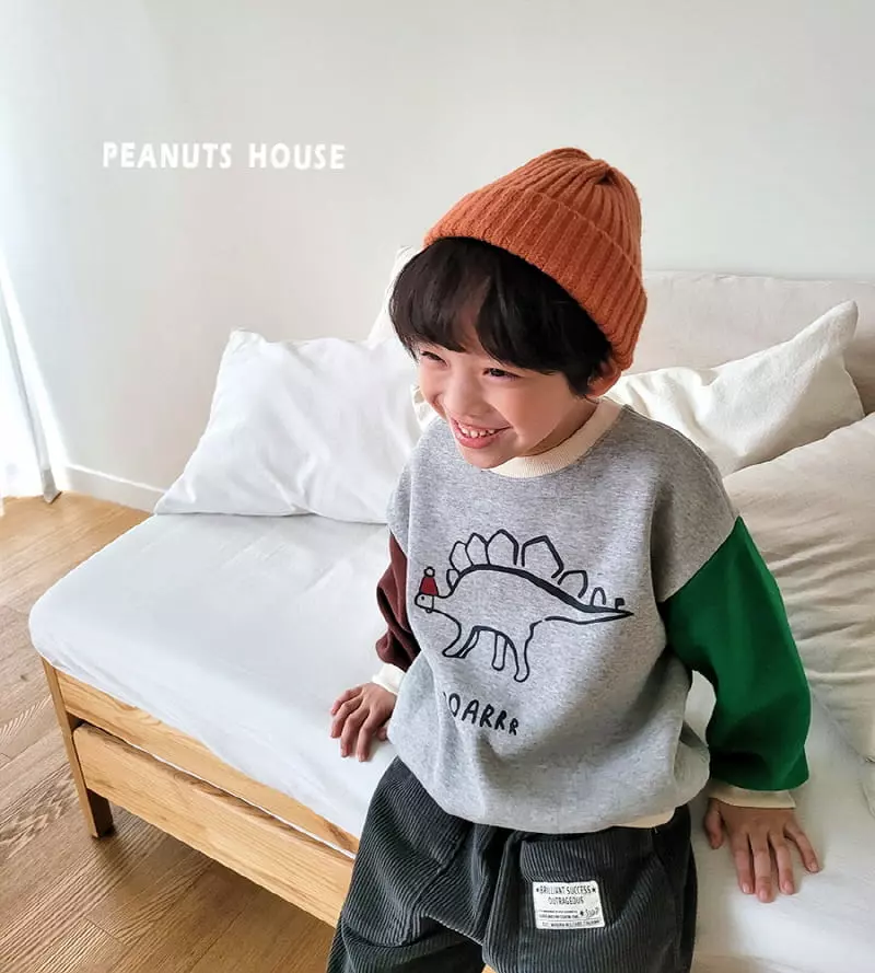 Peanuts - Korean Children Fashion - #magicofchildhood - Dino Tee - 7