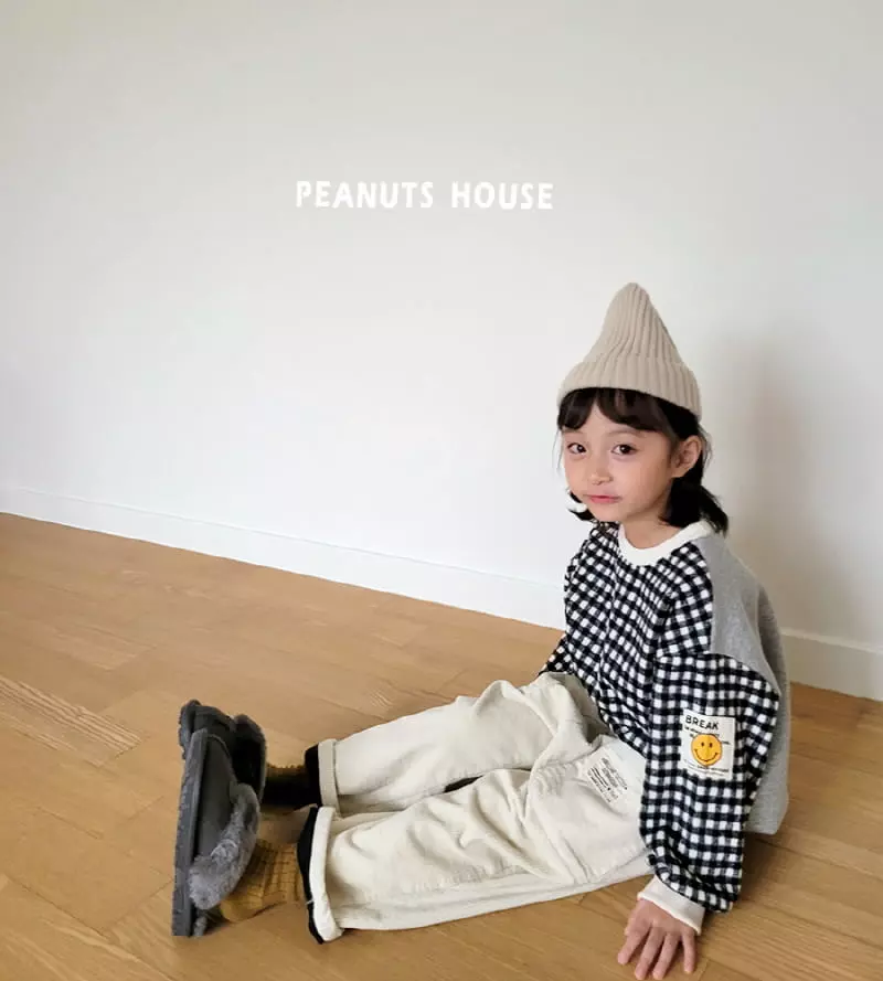 Peanuts - Korean Children Fashion - #minifashionista - Check Tee - 5