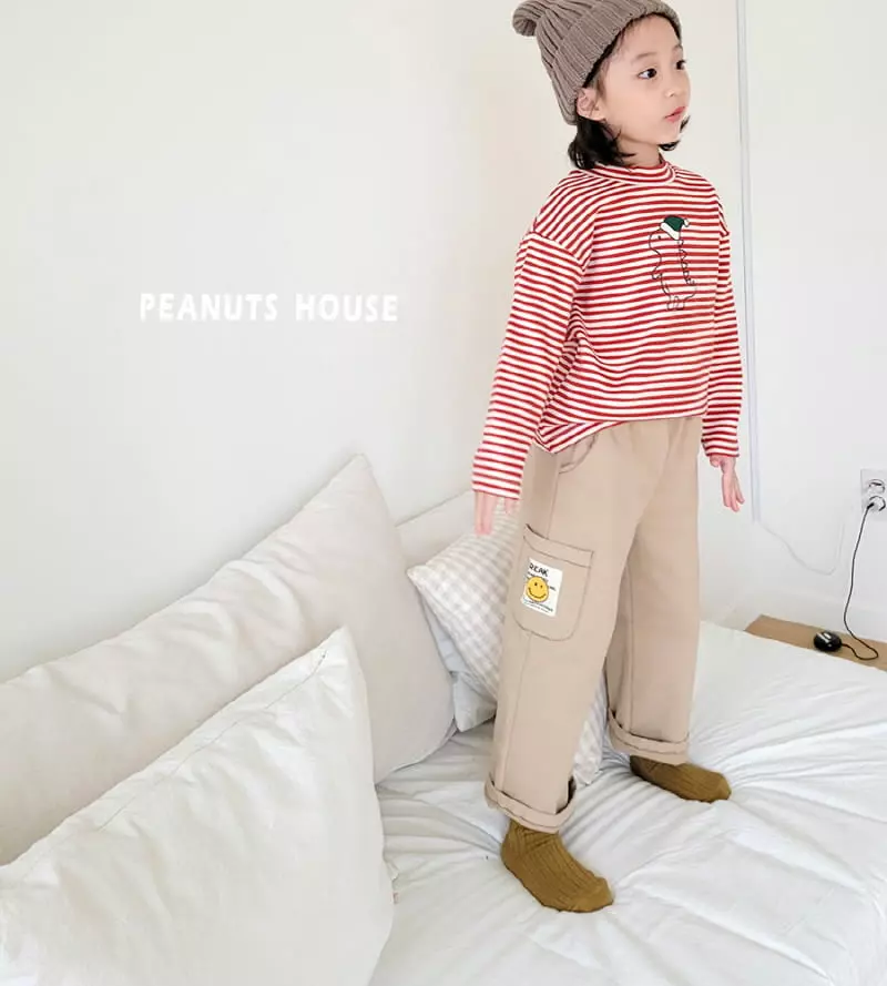 Peanuts - Korean Children Fashion - #magicofchildhood - Santa Dino Tee - 4