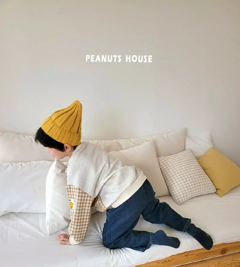 Peanuts - Korean Children Fashion - #prettylittlegirls - Check Tee - 6