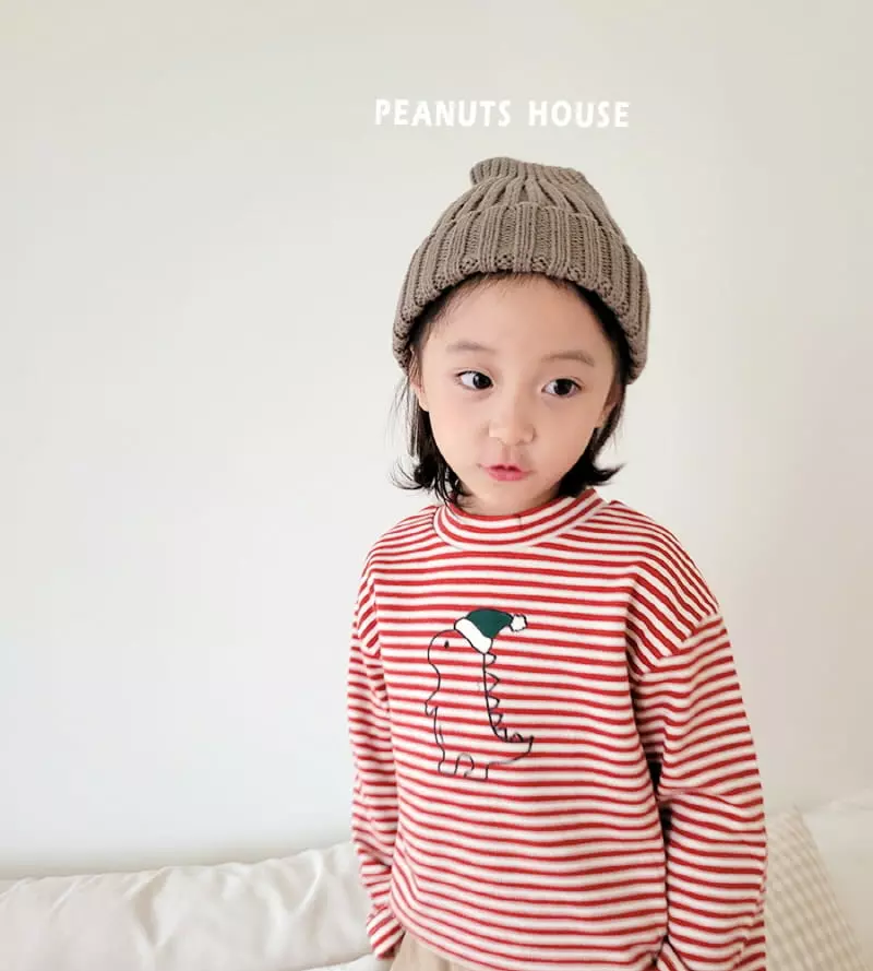 Peanuts - Korean Children Fashion - #prettylittlegirls - Santa Dino Tee - 5